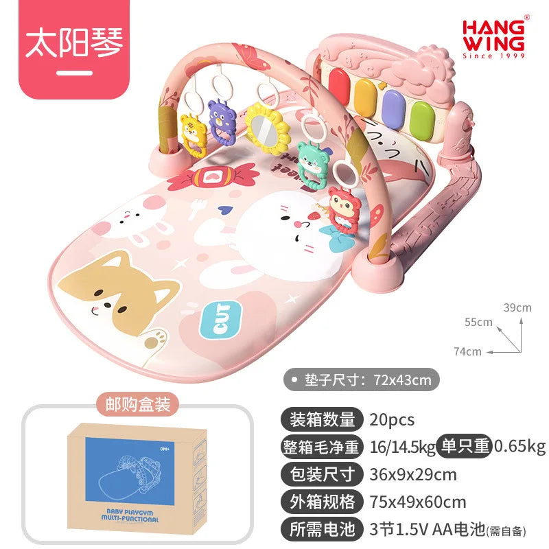 2025 New Baby Music Play Mat Puzzle Carpet Piano Keyboard Infant Playmat Early Education Gym Crawling Game Pad Toy Picnic
