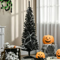 5' Slim Black Artificial Christmas Tree