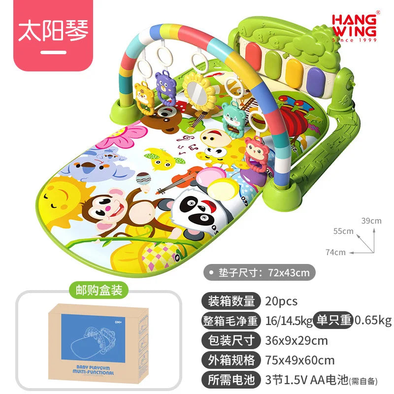 2025 New Baby Music Play Mat Puzzle Carpet Piano Keyboard Infant Playmat Early Education Gym Crawling Game Pad Toy Picnic