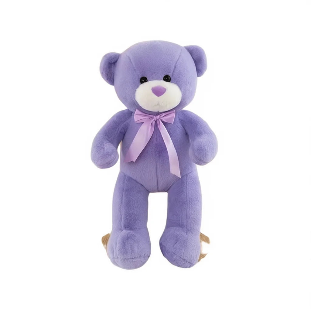 Ruobing Taro Bear Plush Comforter 51cm-99cm Weighted Super Soft For Kids Birthday Gift Unisex Stuffed Animal Toy