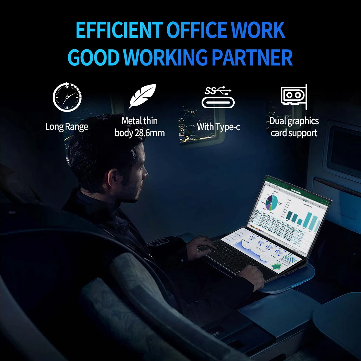 Topton L9 Dual-Screen Laptop – Core i7-9750H, 16-Inch + 14-Inch Touch