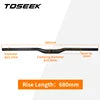 TOSEEK 31.8mm Carbon Mountain Bike Handlebar