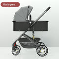 For 0-3 Year Old Baby Walker with Wheels and Seat Baby Stroller 3 in 1 Foldable Stroller Travel Chic Blue New