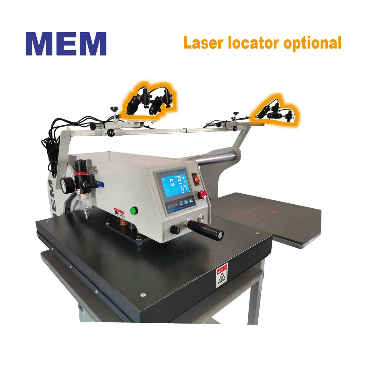 MEM TQ-4050L 16×20 Pneumatic Double-Station Heat Press with Lasers
