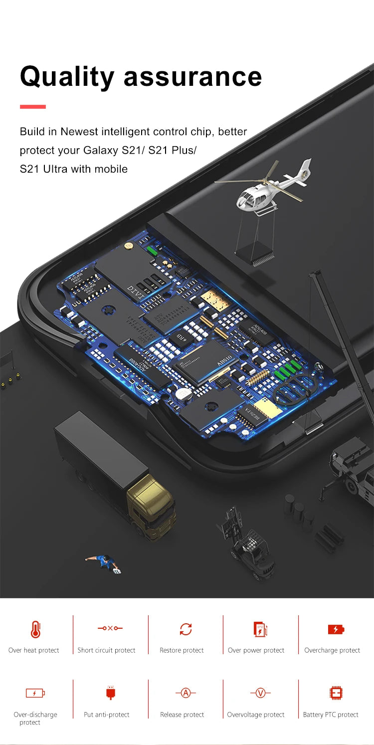 Battery Charging Case for iPhone 12–16 Series