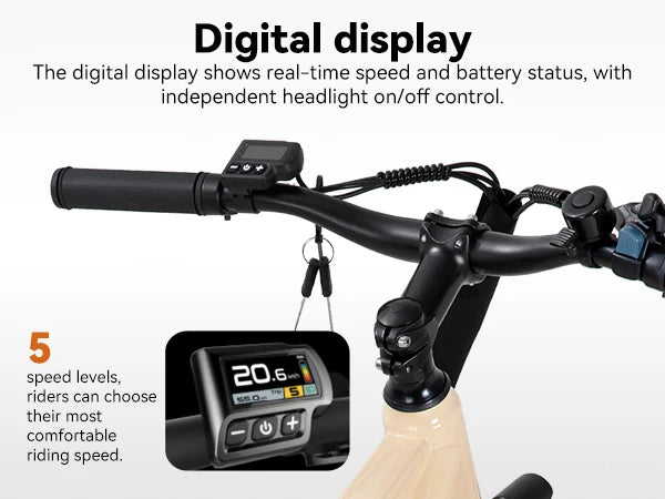 JOYKIE 7-Speed Electric Mountain Bike