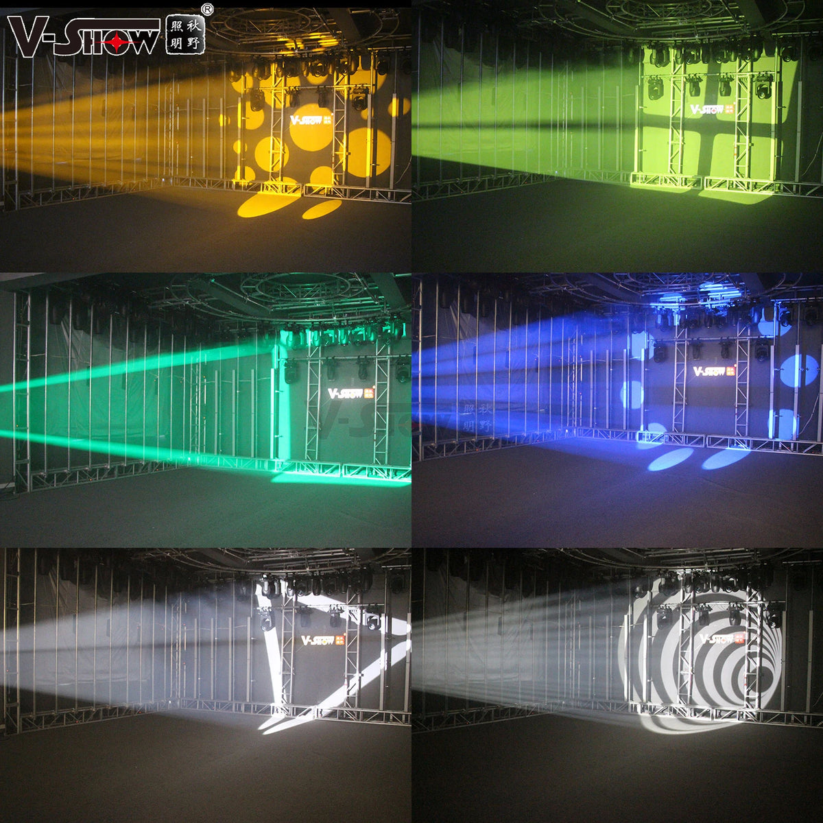 VSHOW S716 200W Beam Spot Wash Moving Head Light