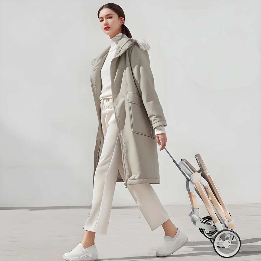 Wholesale Two-Way Baby Umbrella Stroller Lightweight Adjustable Linen Backrest One-Click Folding Safety Belt for Airplane Travel