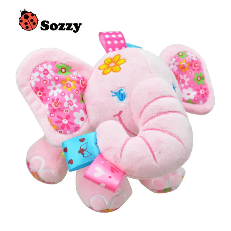 Soothing Musical Plush Elephant Toy