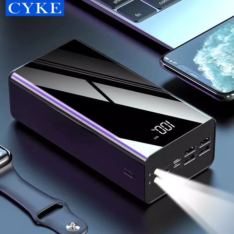CYKE 50,000mAh Dual-LED High-Capacity Power Bank