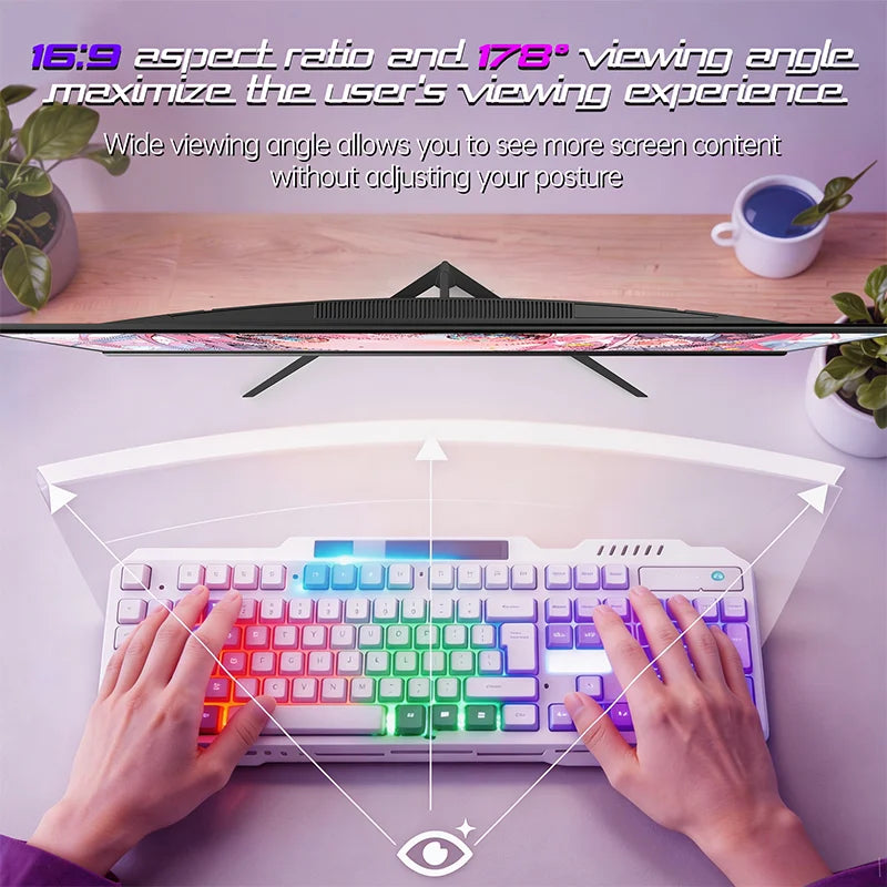 32-Inch 4K UHD VA Monitor – HDMI, DisplayPort & VESA