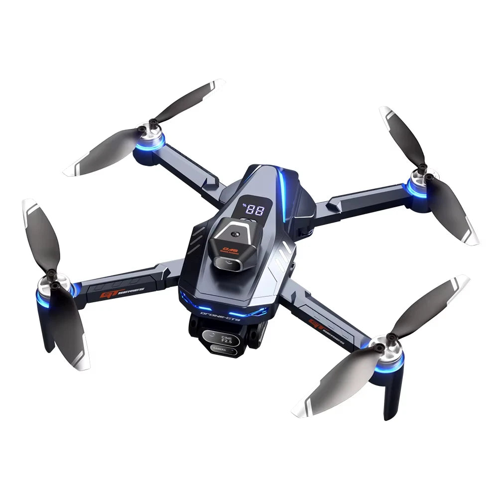 New GT8 Brushless Screen Remote Control Quadcopter Drones with Dual Cameras Optical Flow Positioning Obstacle Avoidance