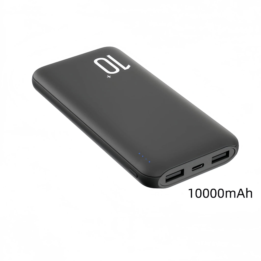 Dual-USB Type-C Power Bank with LED – 5,000–20,000mAh
