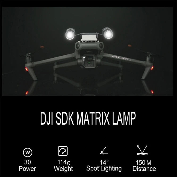 JZ T30 30W Matrix Spotlight for DJI Mavic 3E/3T