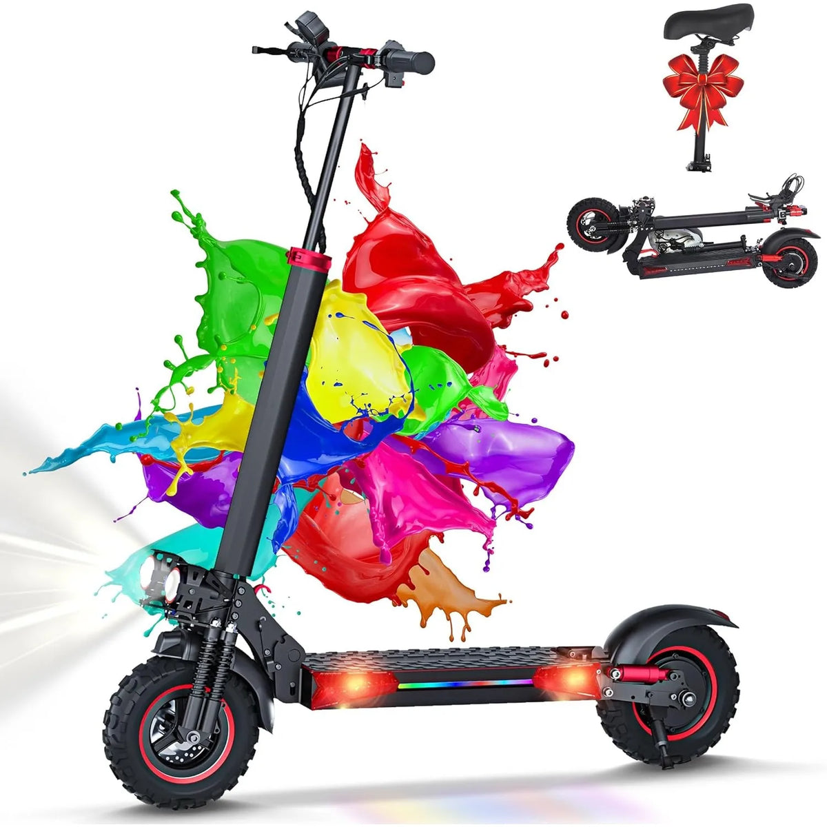 1200W Seated All-Terrain Electric Scooter – 35 MPH