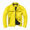 Men’s Windproof Winter Leather Jacket
