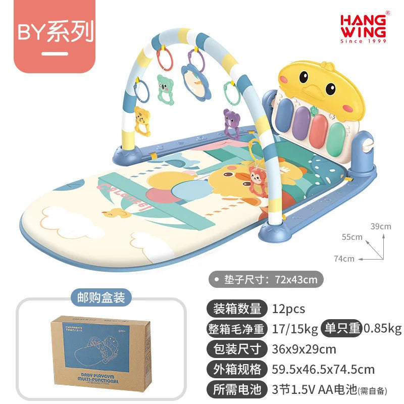 2025 New Baby Music Play Mat Puzzle Carpet Piano Keyboard Infant Playmat Early Education Gym Crawling Game Pad Toy Picnic