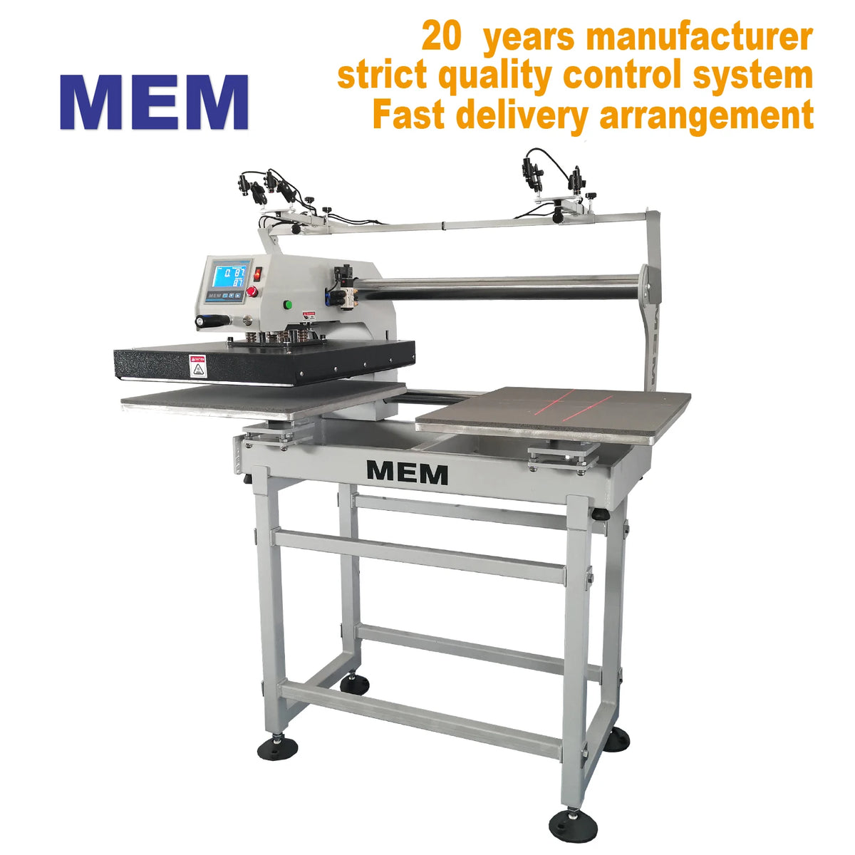 Pressure Well Distribution Good Pressing Result Pneumatic Heat Press Machine for Factory Family Use
