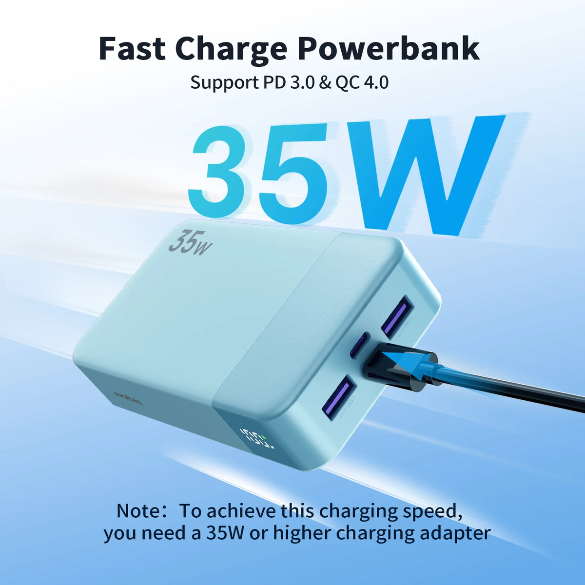 35W 10,000/20,000mAh Fast-Charge Power Bank