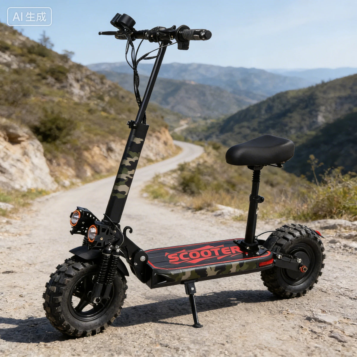 N9 1200W Electric Scooter – 55 km/h, 50 km Range