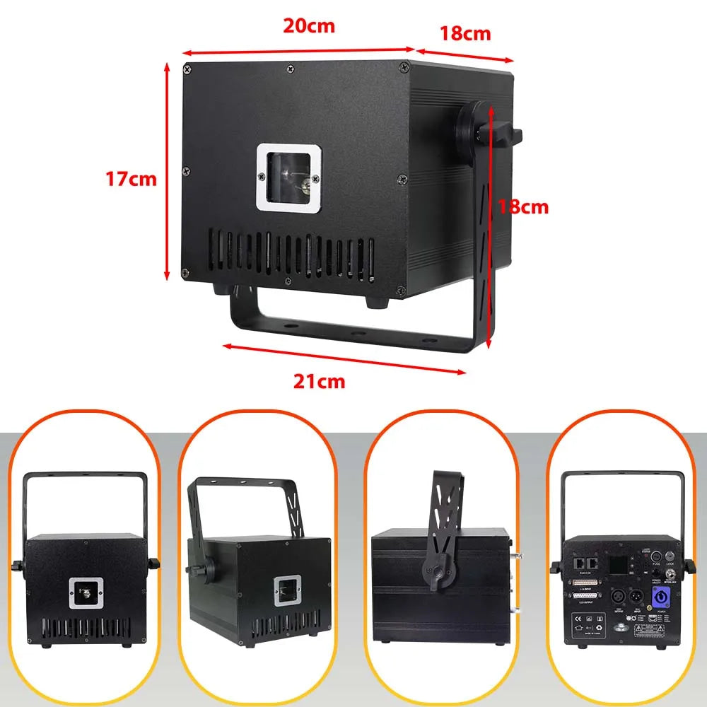 C1-710B 10W App-Controlled RGB Animation Laser