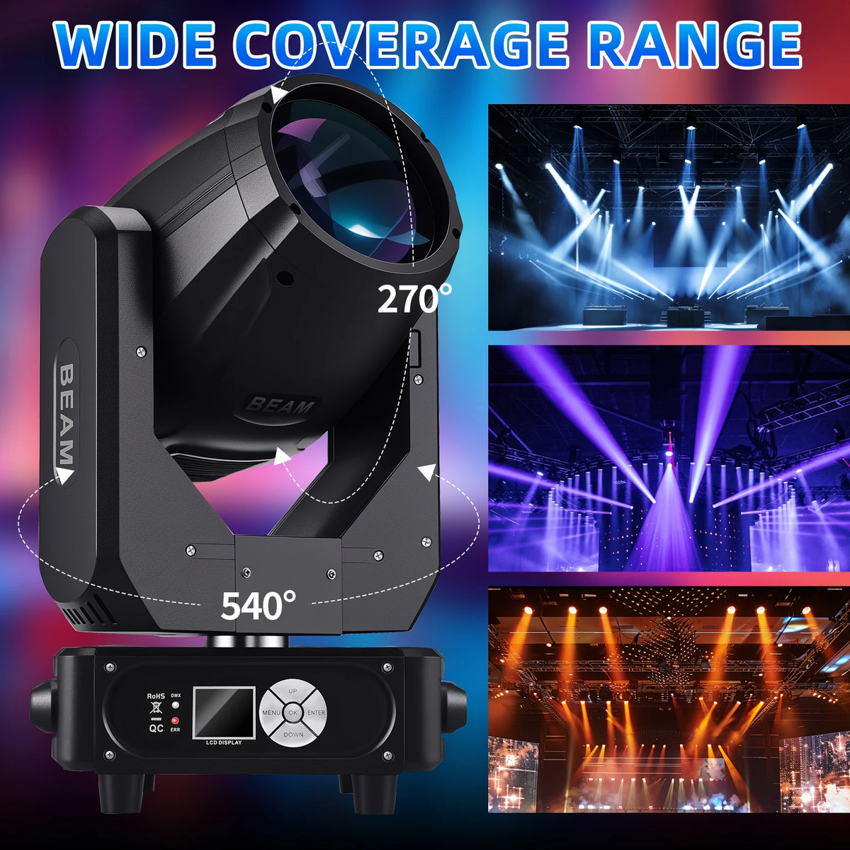 350W Prism Gobo Moving Head Stage Light