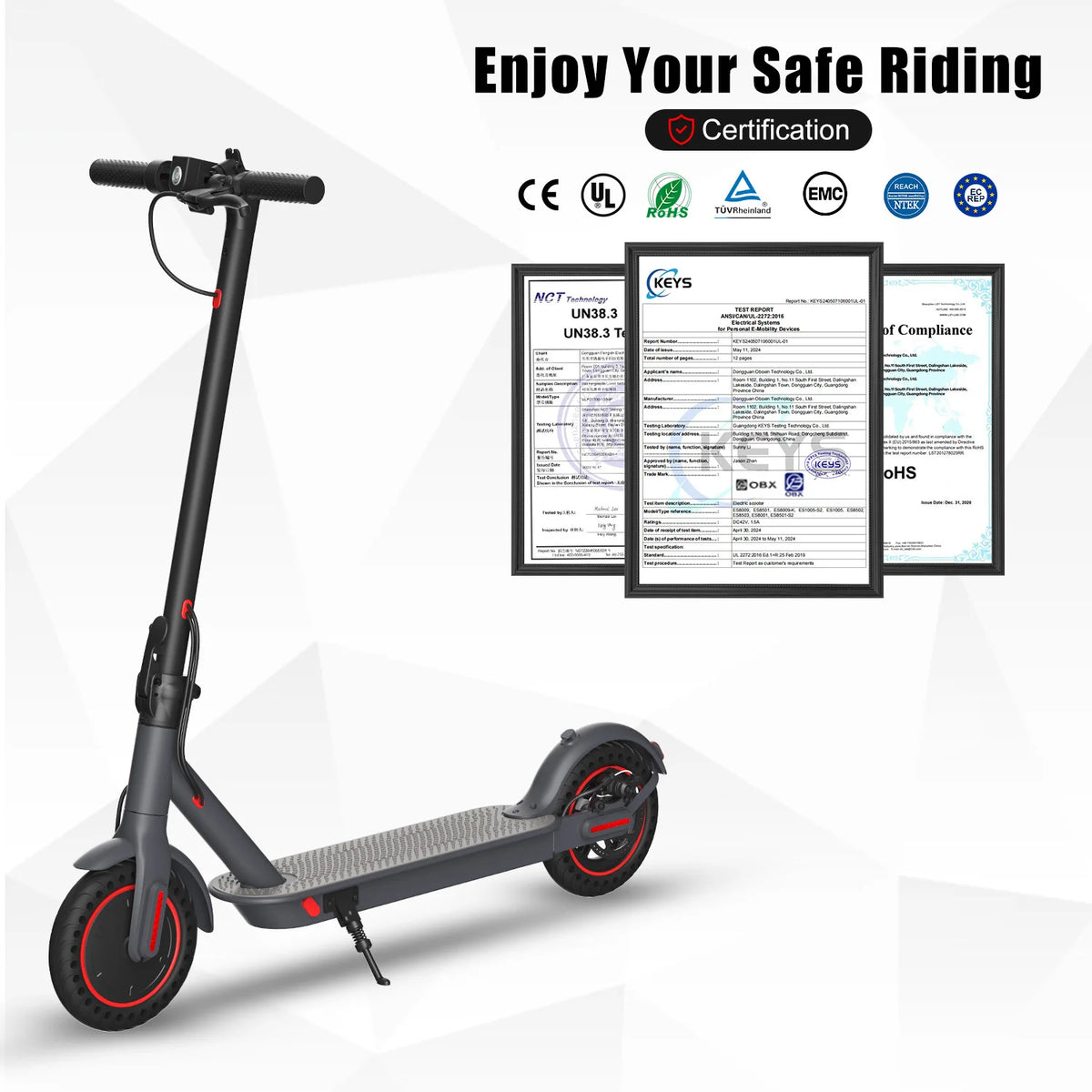 350W Foldable Commuter Electric Scooter – 36V 7.8Ah