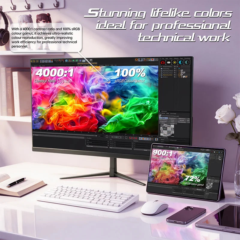 32-Inch 4K UHD VA Monitor – HDMI, DisplayPort & VESA