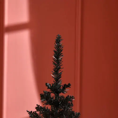 5' Slim Black Artificial Christmas Tree
