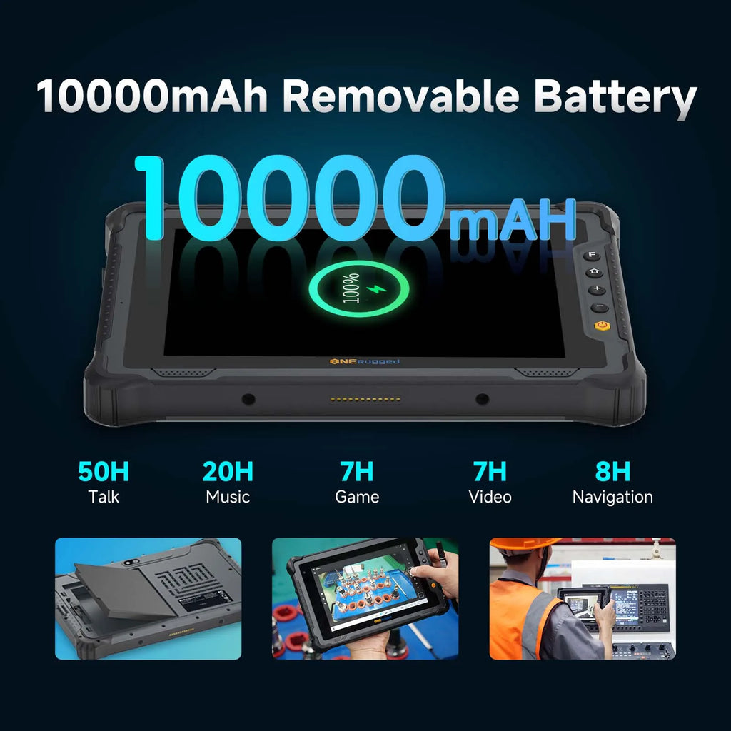 ONERugged M80T 8-Inch IP65 Industrial Tablet