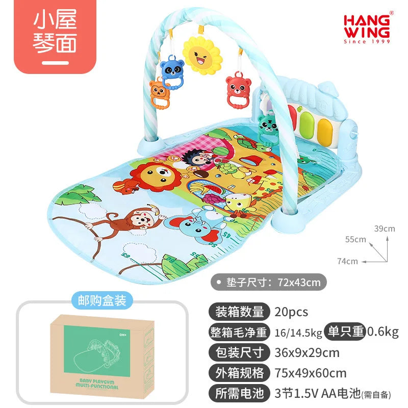 2025 New Baby Music Play Mat Puzzle Carpet Piano Keyboard Infant Playmat Early Education Gym Crawling Game Pad Toy Picnic