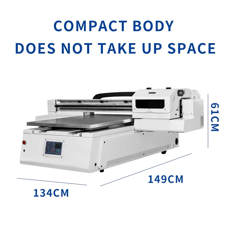 DOMSEM 6090 UV Flatbed Printer with 3D Emboss & Varnish