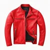 Men’s Windproof Winter Leather Jacket