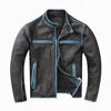 Men’s Windproof Winter Leather Jacket