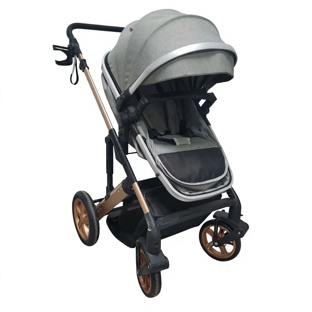 Foldable Baby Stroller with Optional Car Seat & Bag