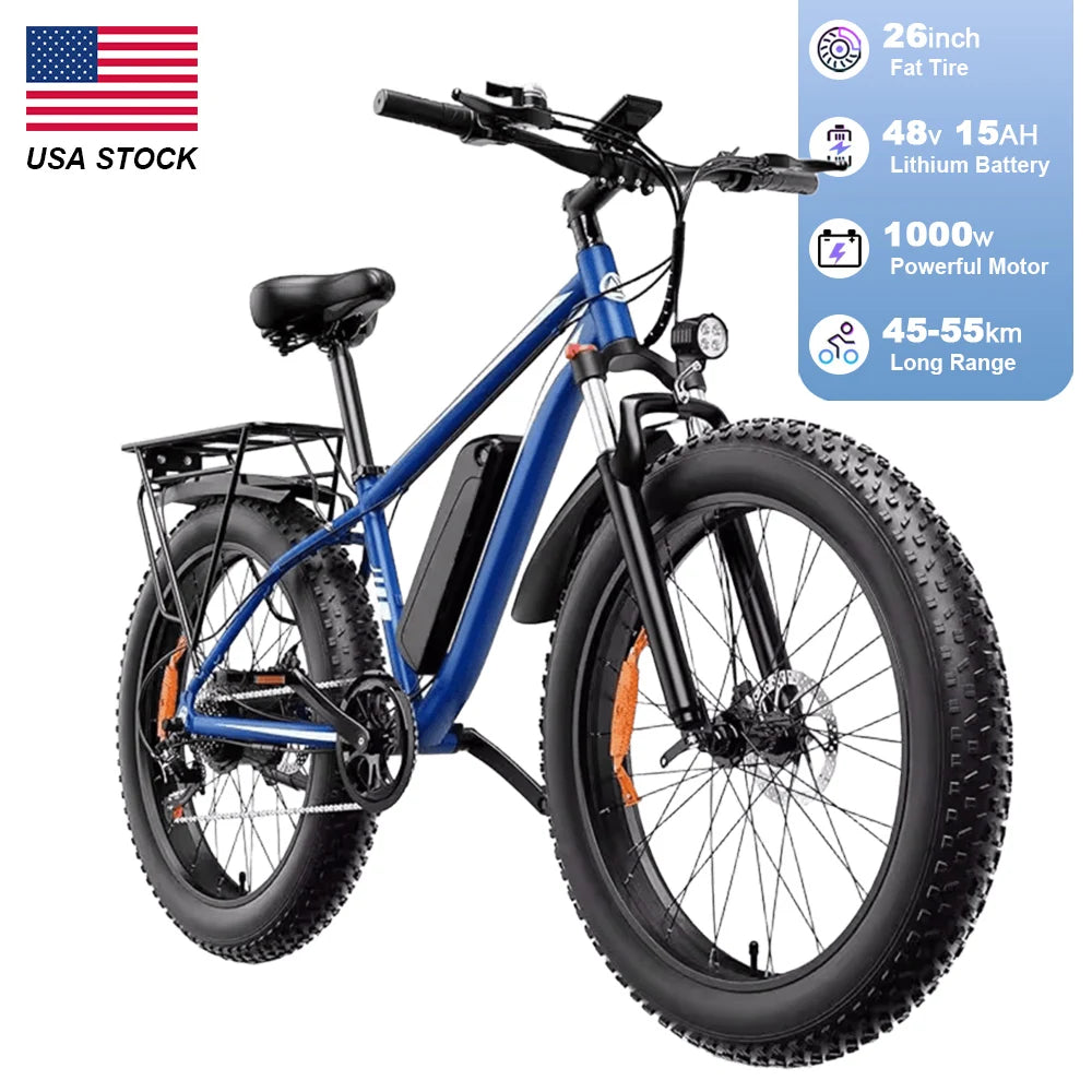 EB26 26-Inch Fat-Tire Electric Bike