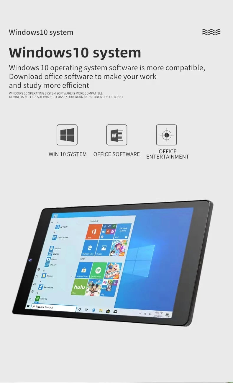 8-Inch Windows 10 Mini Tablet PC – Intel Z8300, 4GB/64GB