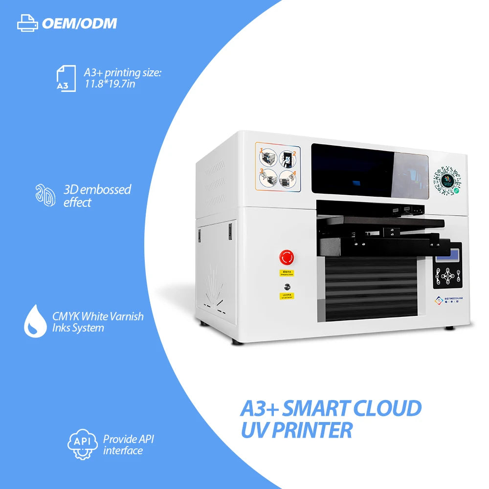 Refinecolor RF-ZZ1E A3 XP600 UV Flatbed Printer