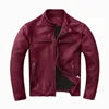 Men’s Windproof Winter Leather Jacket