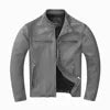 Men’s Windproof Winter Leather Jacket