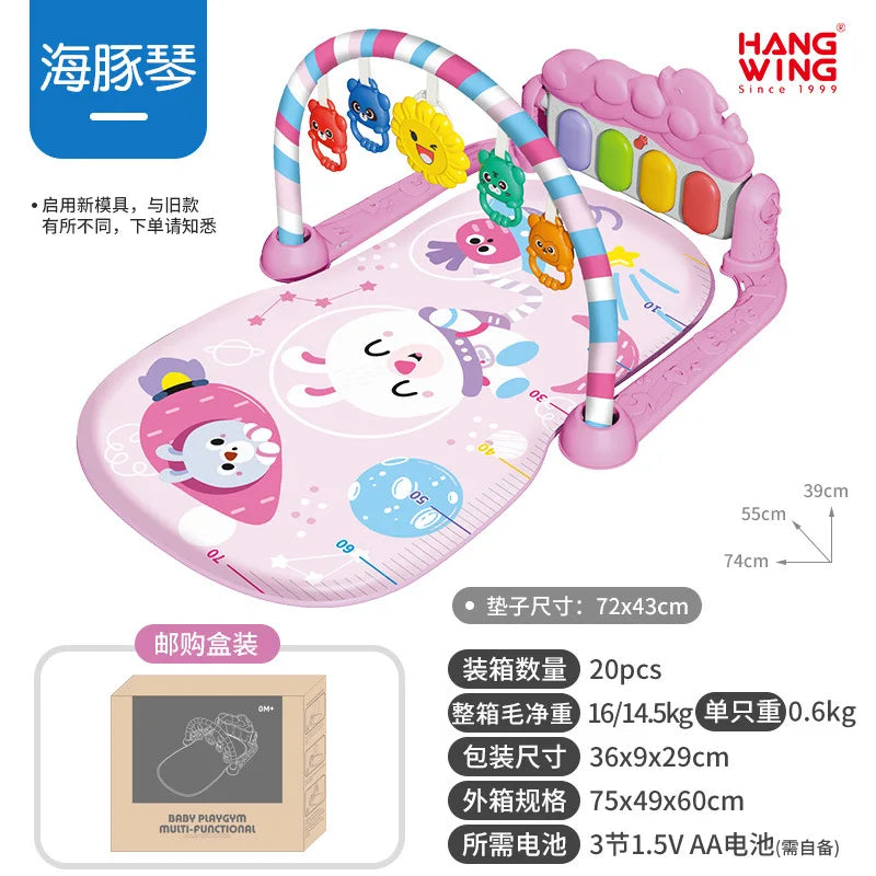 2025 New Baby Music Play Mat Puzzle Carpet Piano Keyboard Infant Playmat Early Education Gym Crawling Game Pad Toy Picnic