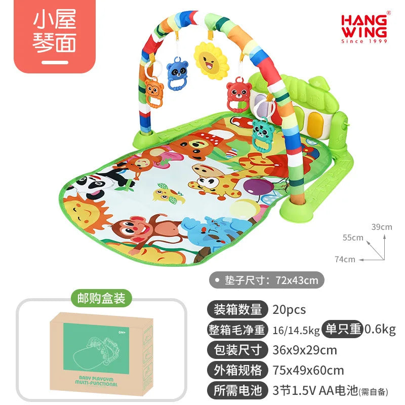 2025 New Baby Music Play Mat Puzzle Carpet Piano Keyboard Infant Playmat Early Education Gym Crawling Game Pad Toy Picnic