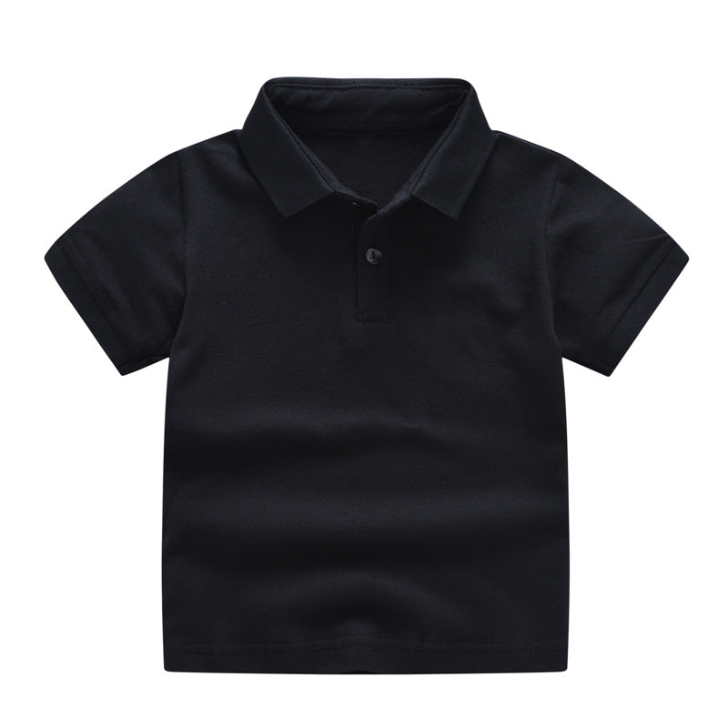 Kids’ Solid Color Uniform Polo Shirt