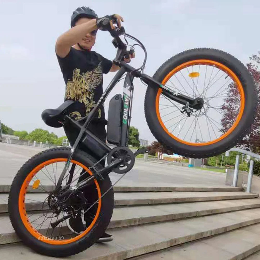 500W Electric Beach Cruiser Bike