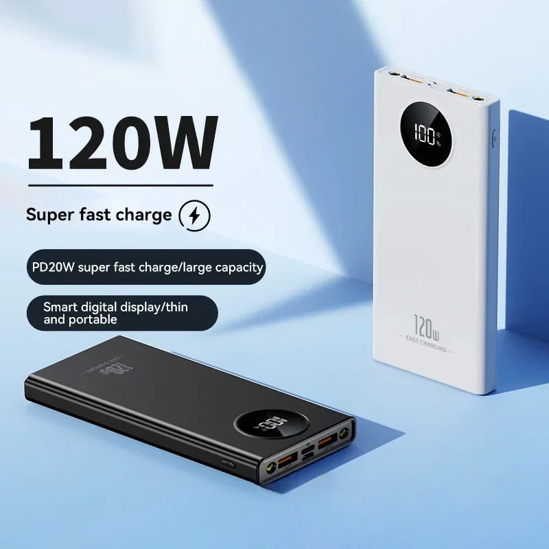 20,000–30,000mAh 22.5W Fast-Charge Power Bank with Display