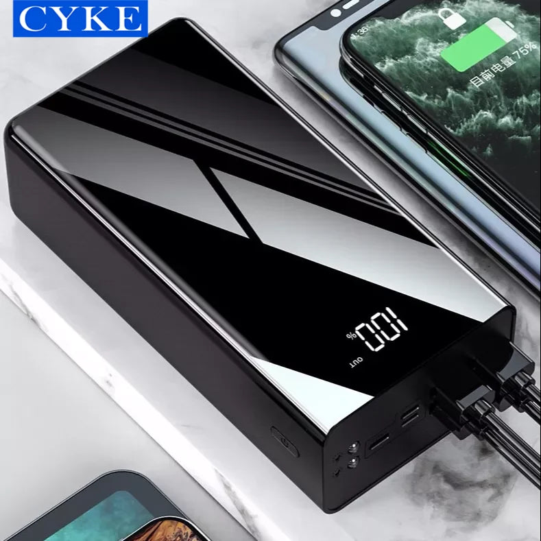 CYKE 50,000mAh Dual-LED High-Capacity Power Bank