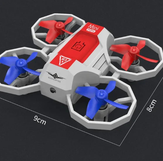 HOSHI KFPALN KF601 Mini Drone Protective Design With Voice Control Cool Light Drone for Beginner Christmas Gift Toys Drone