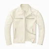 Men’s Windproof Winter Leather Jacket