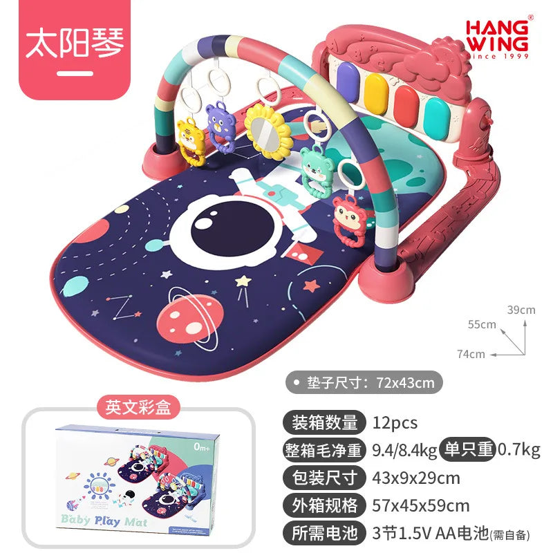2025 New Baby Music Play Mat Puzzle Carpet Piano Keyboard Infant Playmat Early Education Gym Crawling Game Pad Toy Picnic