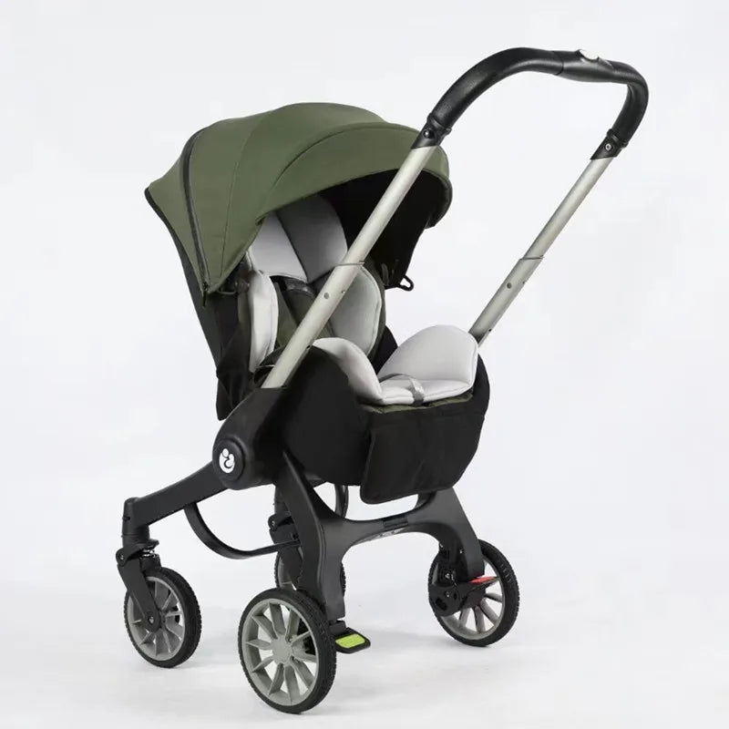 4-in-1 Convertible Baby Stroller & Car Seat Travel System